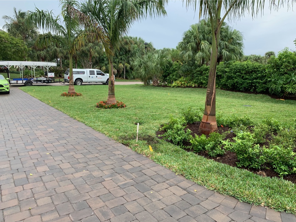 Quality paver installation with landscape design